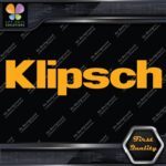 Compatible Klipsch Speakers Audio Simple Long Name Logo Vinyl Decals Stickers - Image 9