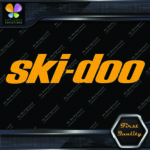 Compatible Ski-Doo Solid Snowmobiles Logo Simple Name Vinyl Decals Stickers