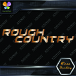 Compatible with Rough Country Name 2 lines Trucks Lift Kits Vinyl Decal Stickers - Image 19