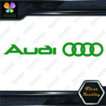 Compatible Audi Name Before Rings Circles Cars JDM Tuning Vinyl Decals Stickers - Image 11
