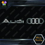 Compatible Audi Name Before Rings Circles Cars JDM Tuning Vinyl Decals Stickers - Image 14