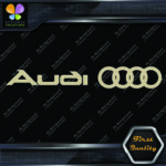 Compatible Audi Name Before Rings Circles Cars JDM Tuning Vinyl Decals Stickers - Image 16
