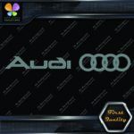 Compatible Audi Name Before Rings Circles Cars JDM Tuning Vinyl Decals Stickers - Image 5