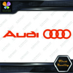 Compatible Audi Name Before Rings Circles Cars JDM Tuning Vinyl Decals Stickers - Image 8