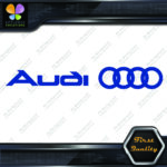 Compatible Audi Name Before Rings Circles Cars JDM Tuning Vinyl Decals Stickers - Image 9