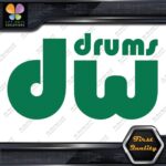 Compatible DW Drums Solid Logo Snares Musical Instruments Vinyl Decals Stickers - Image 15