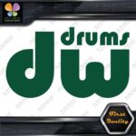 Compatible DW Drums Solid Logo Snares Musical Instruments Vinyl Decals Stickers - Image 16