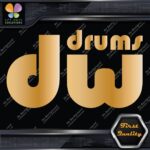 Compatible DW Drums Solid Logo Snares Musical Instruments Vinyl Decals Stickers - Image 17