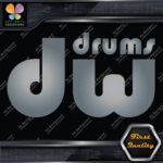 Compatible DW Drums Solid Logo Snares Musical Instruments Vinyl Decals Stickers - Image 18