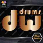 Compatible DW Drums Solid Logo Snares Musical Instruments Vinyl Decals Stickers - Image 19