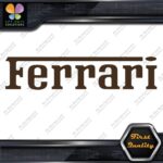 Compatible Ferrari Sports Cars Racing Tuning Name Logo Vinyl Decals Stickers - Image 24