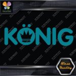 Compatible Koning Wheels Rims Name Logo Racing Tuning JDM Decals Stickers Vinyl - Image 13