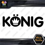 Compatible Koning Wheels Rims Name Logo Racing Tuning JDM Decals Stickers Vinyl