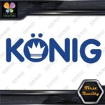 Compatible Koning Wheels Rims Name Logo Racing Tuning JDM Decals Stickers Vinyl - Image 3