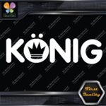 Compatible Koning Wheels Rims Name Logo Racing Tuning JDM Decals Stickers Vinyl - Image 4