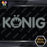 Compatible Koning Wheels Rims Name Logo Racing Tuning JDM Decals Stickers Vinyl - Image 5