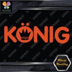 Compatible Koning Wheels Rims Name Logo Racing Tuning JDM Decals Stickers Vinyl - Image 8