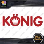 Compatible Koning Wheels Rims Name Logo Racing Tuning JDM Decals Stickers Vinyl - Image 9