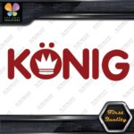 Compatible Koning Wheels Rims Name Logo Racing Tuning JDM Decals Stickers Vinyl - Image 10