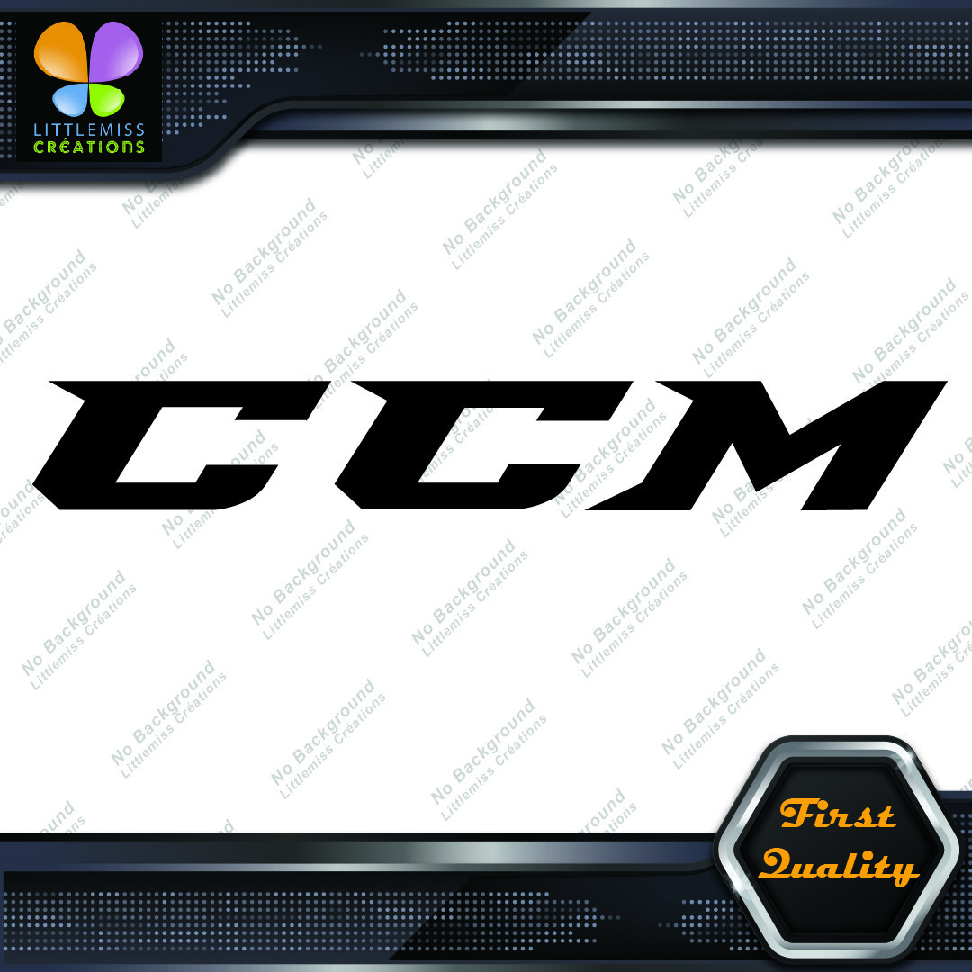 Compatible CCM Letters Modern Hockey Sports Equipment Vinyl Decals Stickers 276633431513 Compatible CCM Letters Modern Hockey Sports Equipment Vinyl Decals Stickers - Image 1