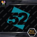 Compatible Fifteen52 15 52 Square Wheels Rims JDM Tuning Vinyl Decals Stickers - Image 13