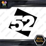 Compatible Fifteen52 15 52 Square Wheels Rims JDM Tuning Vinyl Decals Stickers