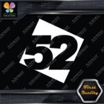 Compatible Fifteen52 15 52 Square Wheels Rims JDM Tuning Vinyl Decals Stickers - Image 4