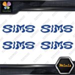 Compatible Sims Wavy Snowboards Logo Pack of 4 MINI SIZE Decals Stickers Vinyl - Image 11