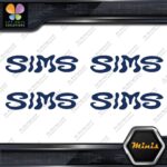 Compatible Sims Wavy Snowboards Logo Pack of 4 MINI SIZE Decals Stickers Vinyl - Image 12