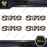 Compatible Sims Wavy Snowboards Logo Pack of 4 MINI SIZE Decals Stickers Vinyl - Image 24