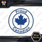 Proud Canadian Maple Leaf Circle Canada Emblem No Bk Grd Decals Stickers Vinyl - Image 10