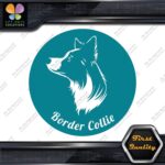 Border Collie On Board Circle Dogs Windows Vehicle Love Decals Stickers Vinyl - Image 13