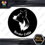 Border Collie On Board Circle Dogs Windows Vehicle Love Decals Stickers Vinyl