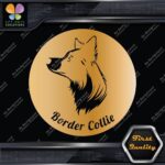 Border Collie On Board Circle Dogs Windows Vehicle Love Decals Stickers Vinyl - Image 17