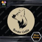 Border Collie On Board Circle Dogs Windows Vehicle Love Decals Stickers Vinyl - Image 23