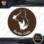Border Collie On Board Circle Dogs Windows Vehicle Love Decals Stickers Vinyl - Image 24