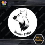 Border Collie On Board Circle Dogs Windows Vehicle Love Decals Stickers Vinyl - Image 4