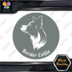 Border Collie On Board Circle Dogs Windows Vehicle Love Decals Stickers Vinyl - Image 5
