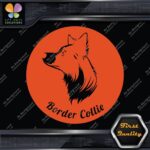 Border Collie On Board Circle Dogs Windows Vehicle Love Decals Stickers Vinyl - Image 8