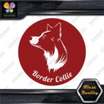 Border Collie On Board Circle Dogs Windows Vehicle Love Decals Stickers Vinyl - Image 9