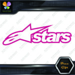 Compatible Alpinestars A Stars Logo Before Star Motorcycles Vinyl Decal Stickers - Image 12