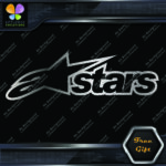 Compatible Alpinestars A Stars Logo Before Star Motorcycles Vinyl Decal Stickers - Image 14