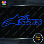 Compatible Alpinestars A Stars Logo Before Star Motorcycles Vinyl Decal Stickers - Image 16