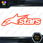 Compatible Alpinestars A Stars Logo Before Star Motorcycles Vinyl Decal Stickers - Image 4