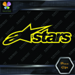 Compatible Alpinestars A Stars Logo Before Star Motorcycles Vinyl Decal Stickers - Image 5