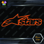 Compatible Alpinestars A Stars Logo Before Star Motorcycles Vinyl Decal Stickers - Image 6