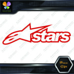 Compatible Alpinestars A Stars Logo Before Star Motorcycles Vinyl Decal Stickers - Image 7