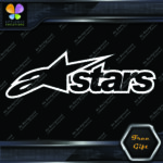 Compatible Alpinestars A Stars Logo Before Star Motorcycles Vinyl Decal Stickers - Image 8