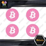 Compatible BTC Currency Sign B Logo Emblem of 4 MINI SIZE Decals Stickers Vinyl - Image 21