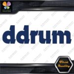 Compatible DDrum Simple Name Only D Drums Logo Musical Vinyl Decals Stickers - Image 12